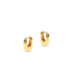 Bella Mini Geometric Gold Earrings