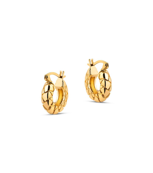Bella Textured Hoop Earrings Bella Textured Hoop Earrings