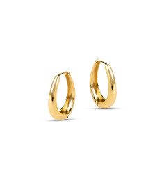 Lola Large Curve Hoop Earrings