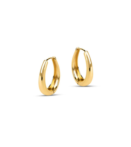 Lola Large Curve Hoop Earrings