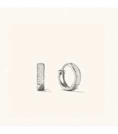Bold Pavé Diamond Huggie Hoops Bold Pavé Diamond Huggie Hoops
