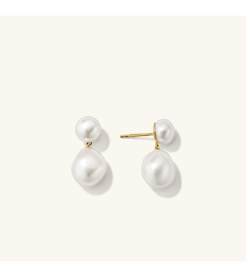Bold Pearl Drop Earrings
