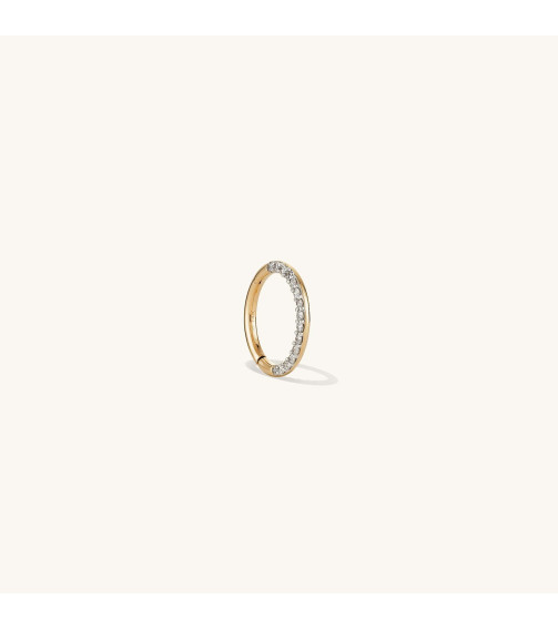 Cartilage Pavé Diamond Mini Hoop