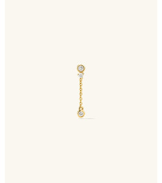 Celeste Lab Grown Diamond Chain Stud