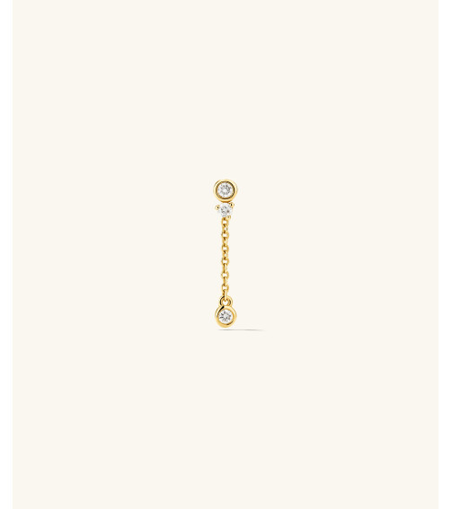 Celeste Lab Grown Diamond Chain Stud