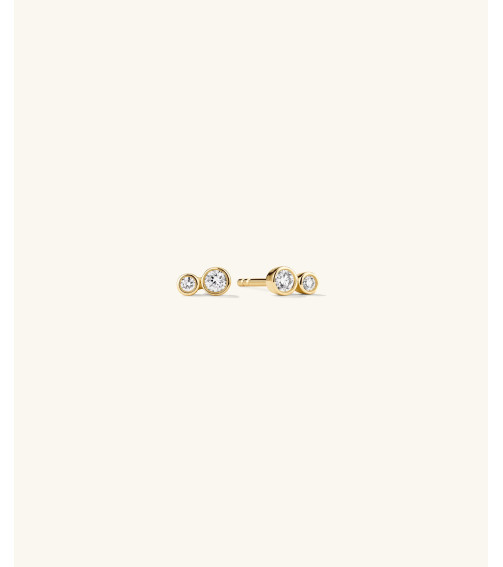 Lab Grown Diamond Cluster Studs