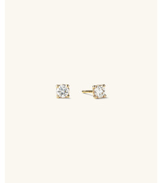 Lab Grown Diamond Round Studs 0.5 TCW