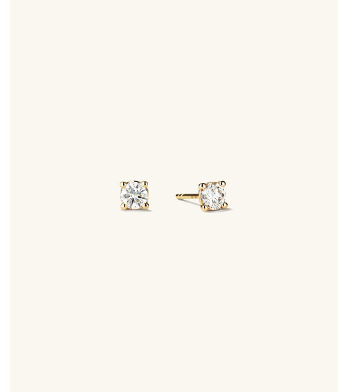 Lab Grown Diamond Round Studs 0.5 TCW