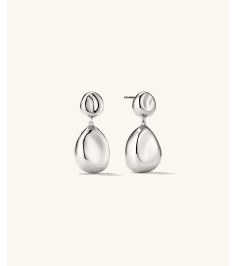 Organic Dôme Pebble Earrings