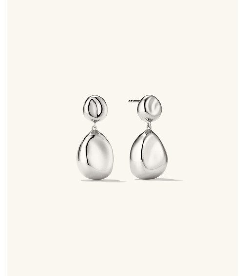 Organic Dôme Pebble Earrings
