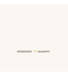 Pavé Diamonds Long Bar Studs