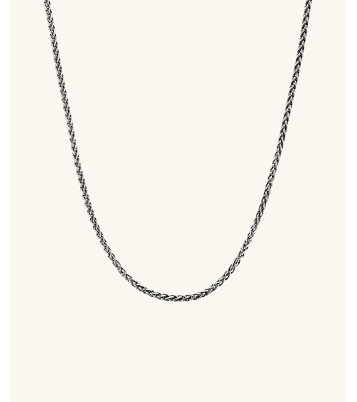 2,4 mm Weizenkettenhalskette 2,4 mm Weizenkettenhalskette