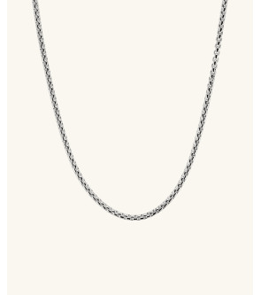 3.7mm Round Box Chain Necklace