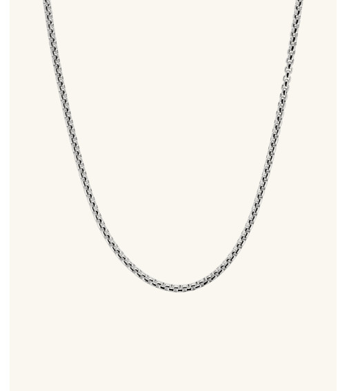 3.7mm Round Box Chain Necklace 3.7mm Round Box Chain Necklace