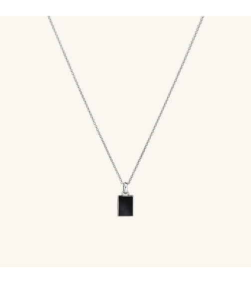 Black Onyx Pendant Necklace
