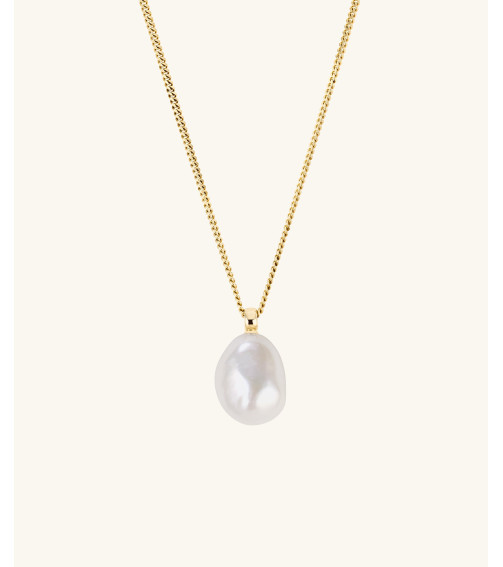 Bold Pearl Pendant Necklace