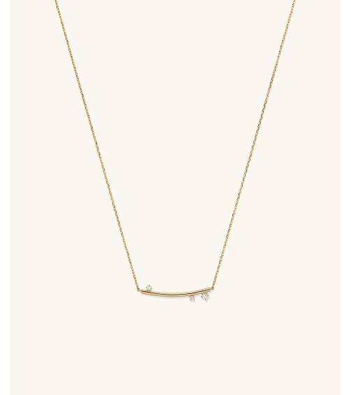 Celeste Lab Grown Diamond Horizon Necklace
