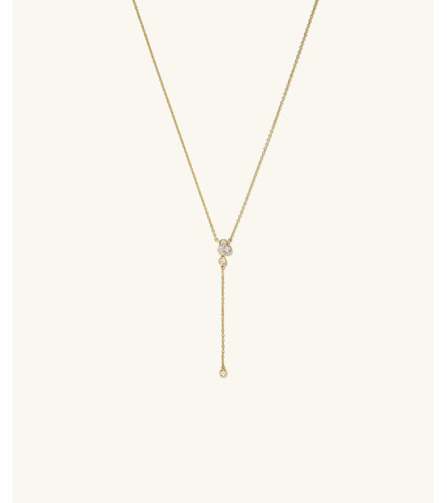Celeste Lab Grown Diamond Lariat Necklace