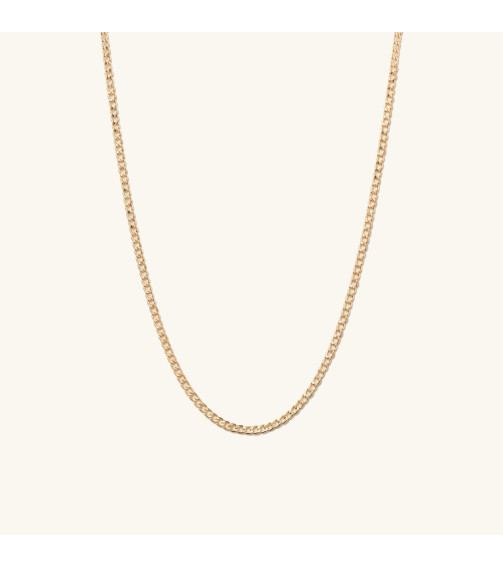 Flat Curb Chain Necklace