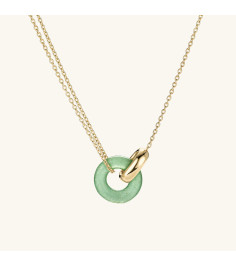 Linked Gemstone Necklace