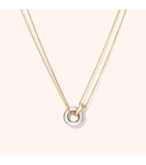 Linked Two-Tone Necklace