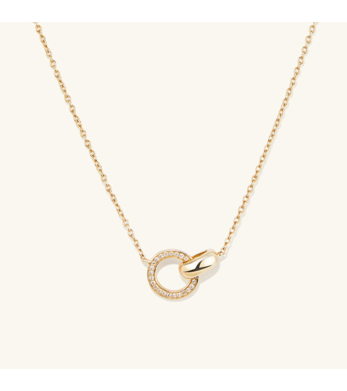 Pavé Diamond Linked Necklace