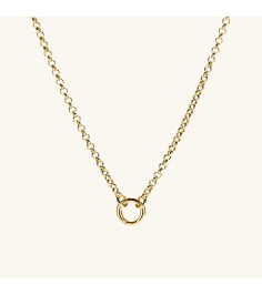Rolo Chain Charm Necklace