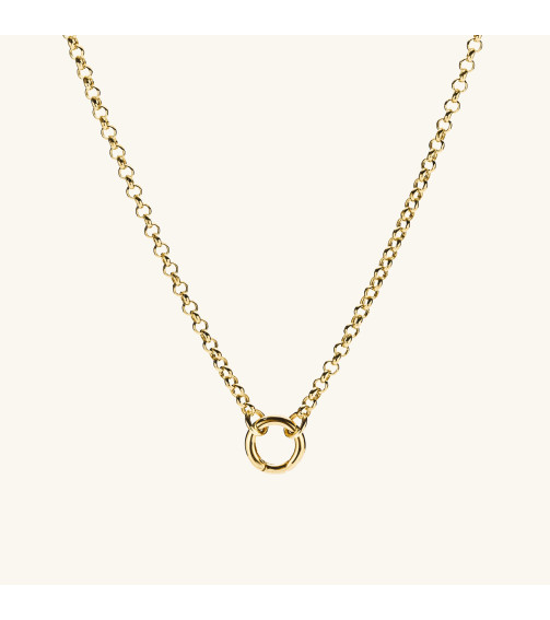 Rolo Chain Charm Necklace