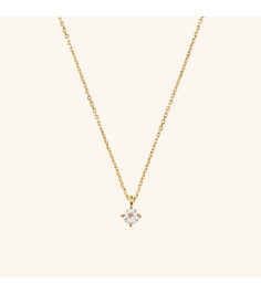 Round Topaz Necklace