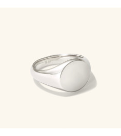 Bold Round Signet Ring