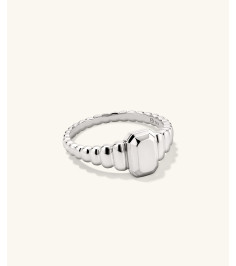 Charlotte Step Cut Signet Ring