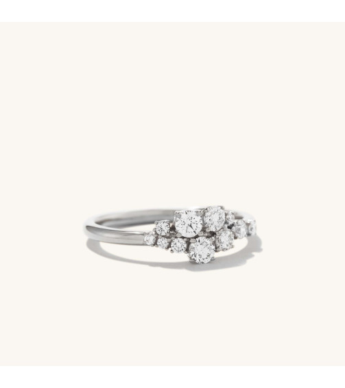 Diamonds Cluster Ring