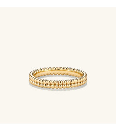 Duo Beaded Stacker Ring