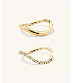 Thick Paperclip Chain Ring