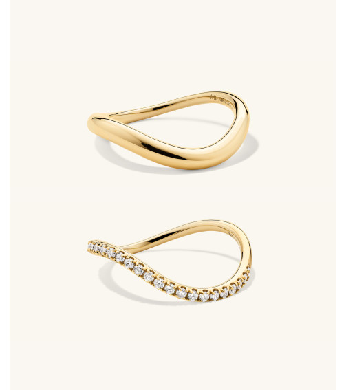 Thick Paperclip Chain Ring