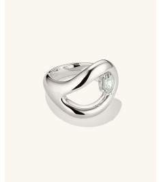Organic Dôme Curve Gemstone Ring