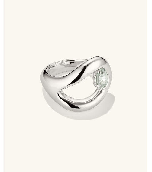 Organic Dôme Curve Gemstone Ring
