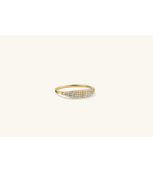 Pavé Diamant Slim Siegelring