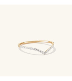 Pavé Diamond Wishbone Ring