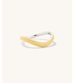 Schmaler Emaille-Dôme-Figurenring